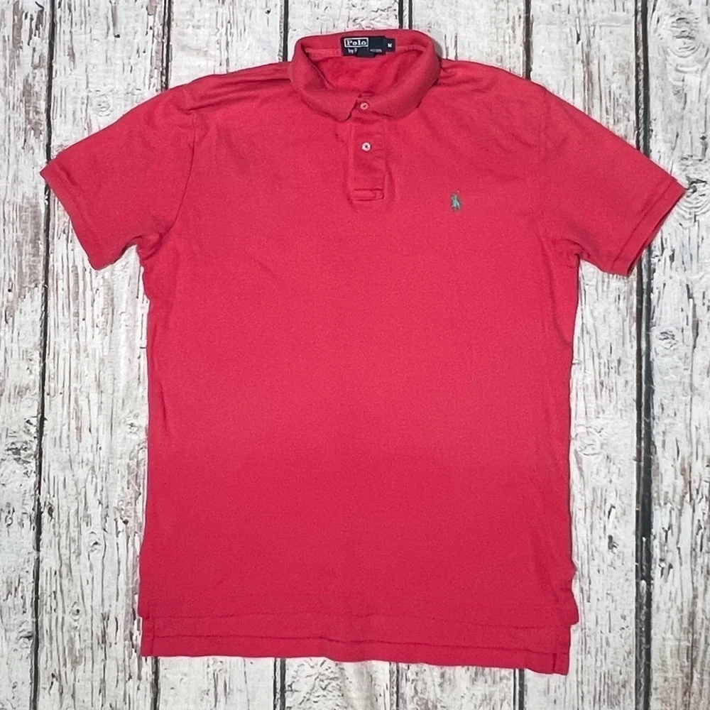 Polo Ralph Lauren Men's Pink Golf Polo Tennis Golfer Casual Shirt